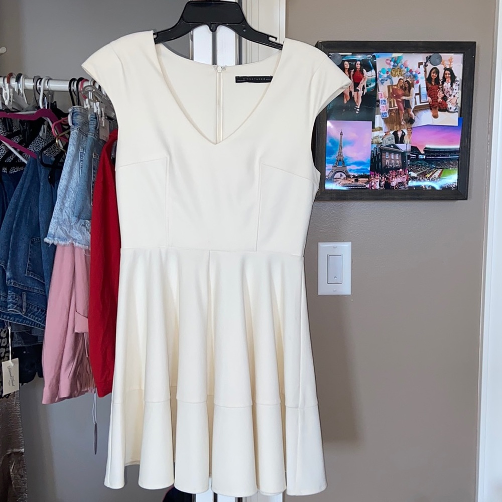 White formal dress